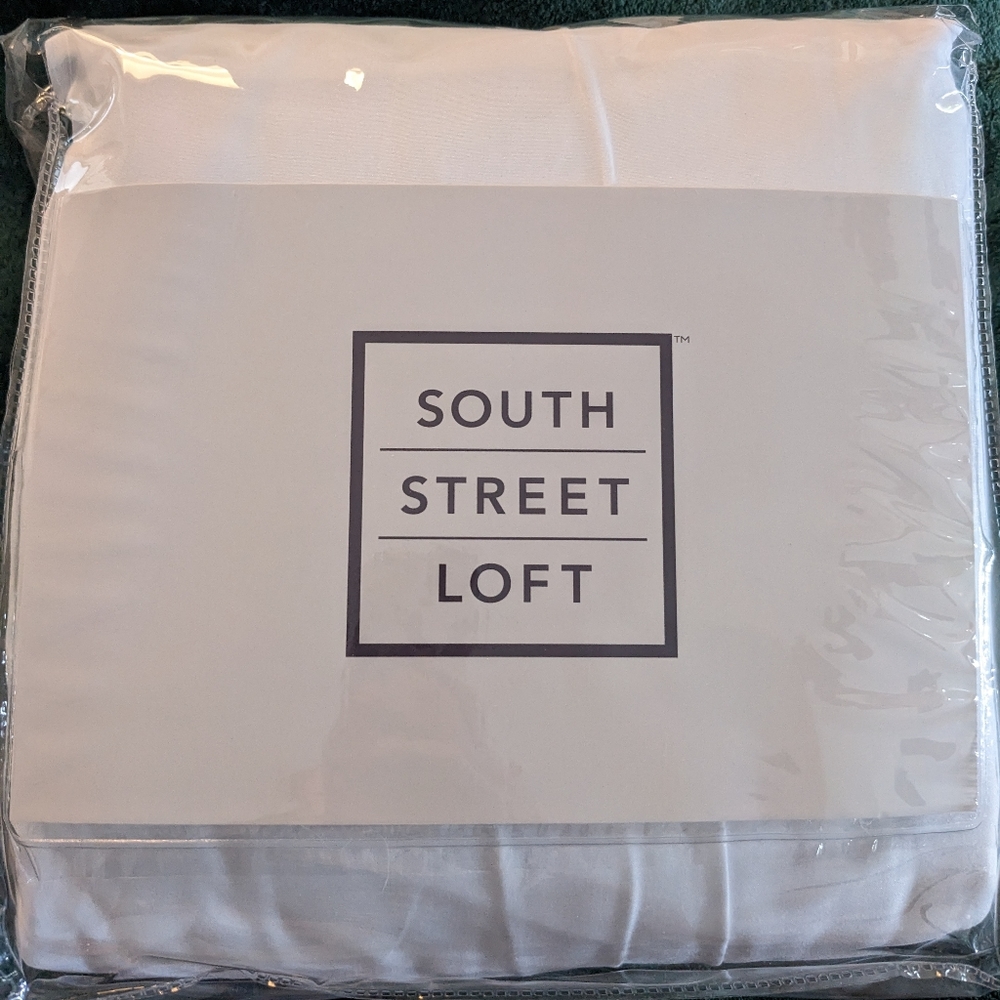 New South Street Loft King Sheet Set White